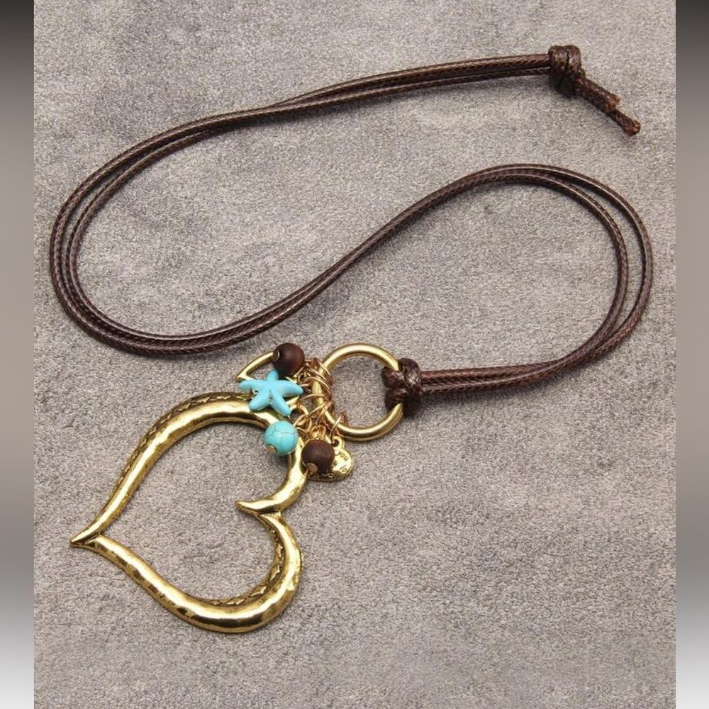 Boho Heart Necklace M1513